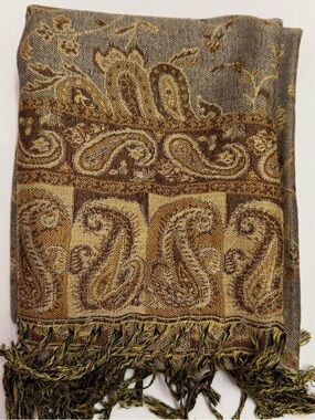 New | Grey Pashmina Shawl